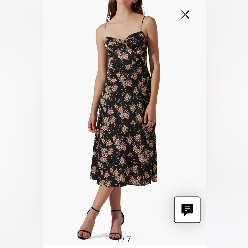 ASTR The Label Bustier Satin Dress. Size XL. NEW WITH TAGS